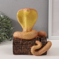 Копилка"КОБРА НА СУНДУКЕ "  20 х 17 х 12 см.