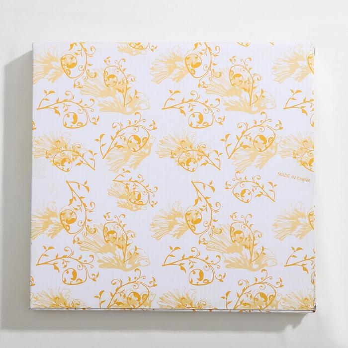 Подставка для десертов и фруктов 2-х ярусная &laquo;Изида&raquo;, 25&times;25&times;26 см, цвет серебряный