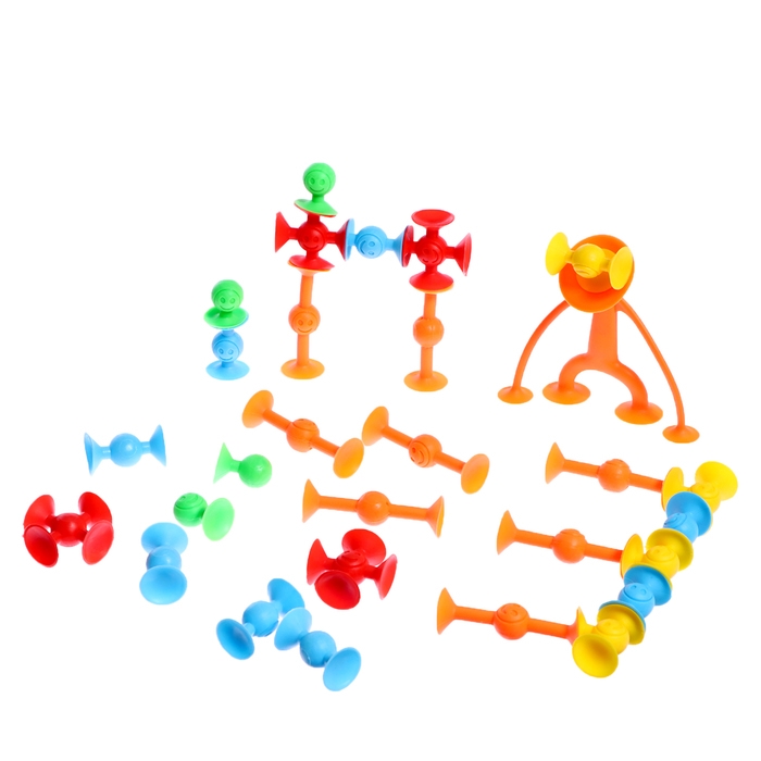 Конструктор &laquo;Весёлые присоски&raquo;, 28 деталей