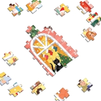 Фигурный пазл &laquo;Праздник в доме&raquo;, 227 деталей