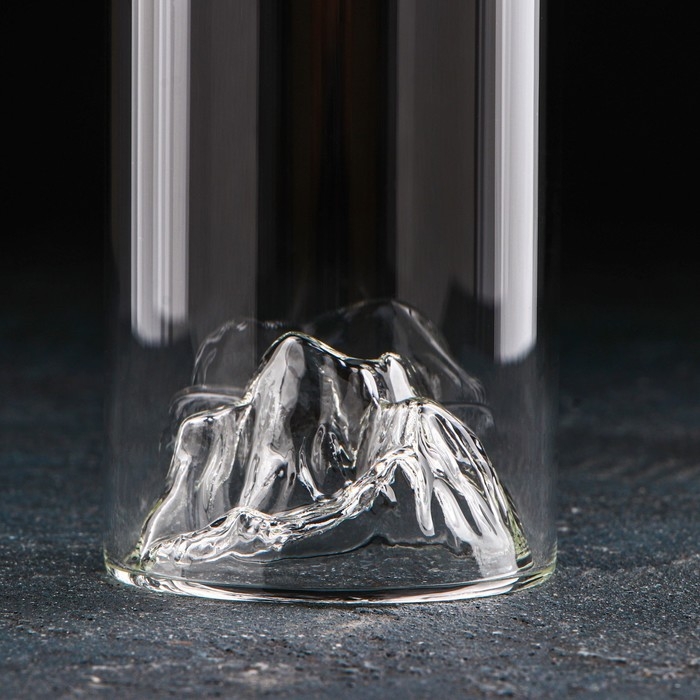 Стакан стеклянный Magistro &laquo;Горы&raquo;, 300 мл