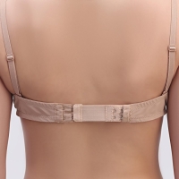 Застёжка-удлинитель для бюстгальтера, 3 ряда 2 крючка, 3,2 &times; 10,5 см, 5 шт, цвет бежевый