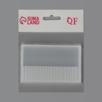 Органайзер для фрез, 20 отделений, 10 &times; 6,5 см, цвет прозрачный