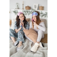 Массажёр для лица, 25 &times; 4,5 см, 4 ролика, цвет МИКС