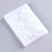 Форма силиконовая универсальная &laquo;Кольцо&raquo; 6 форм, размер 1 шт. &mdash; 2 см; 1,8 см