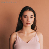 Серьги &laquo;Минимал&raquo; асимметрия мини, позолота