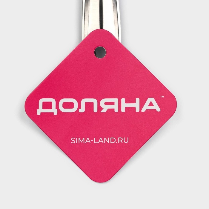 Сито набор Доляна &laquo;Металлик&raquo; для снятия пены, 3 штуки, цвет серебристый