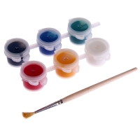 Кружка 230 мл, в наборе с красками и кисточкой &laquo;Чебурашка&raquo;, стекло