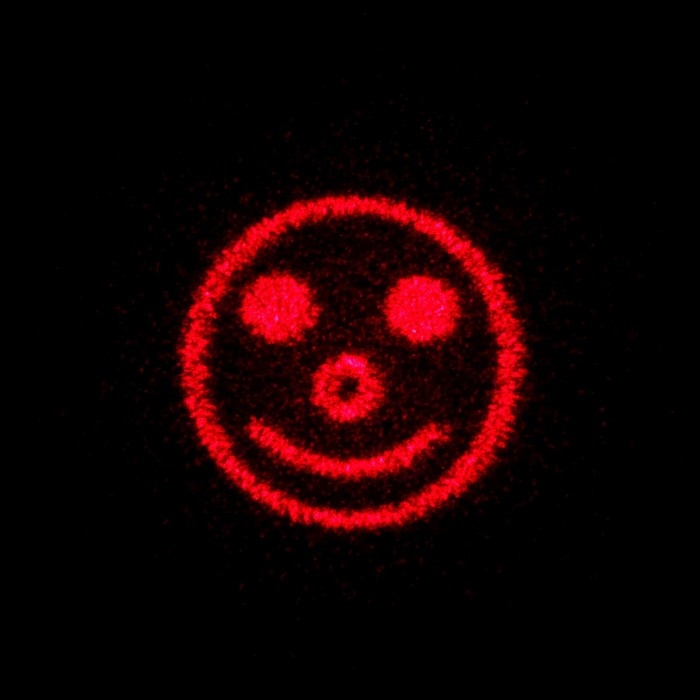 Лазерная указка, 5 видов луча, 3 LR44, красный луч, 6.8 х 1.3 см