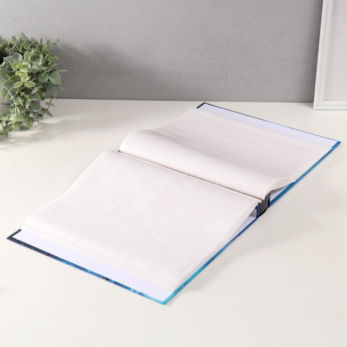 Фотоальбом на 500 фото 10x15 см "Небесный кит" в коробке 5,5x30x33,5 см