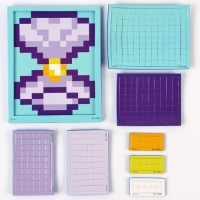 Набор мозаик 3 в 1 &laquo;Принцессы&raquo;, Авквамозайка, Термомозайка и мозаика из EVA, 4+