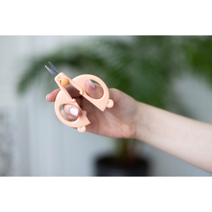 Детские маникюрные ножницы &laquo;Панда&raquo;, цвет розовый