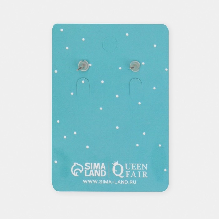 Новый год! Серьги новогодние &laquo;Шарики&raquo; рожки оленя, цвет чёрно-белый в золоте