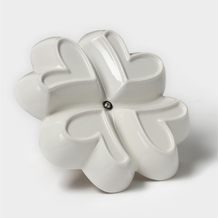 Менажница 4 ячейки «Марбл», 20×3,2 см, цвет белый Менажница 4 ячейки «Марбл», 20×3,2 см, цвет белый