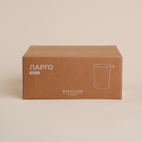 Набор стаканов стеклянный SL Home &laquo;Ларго&raquo;, 300 мл, 8&times;10 см, цвет прозрачный