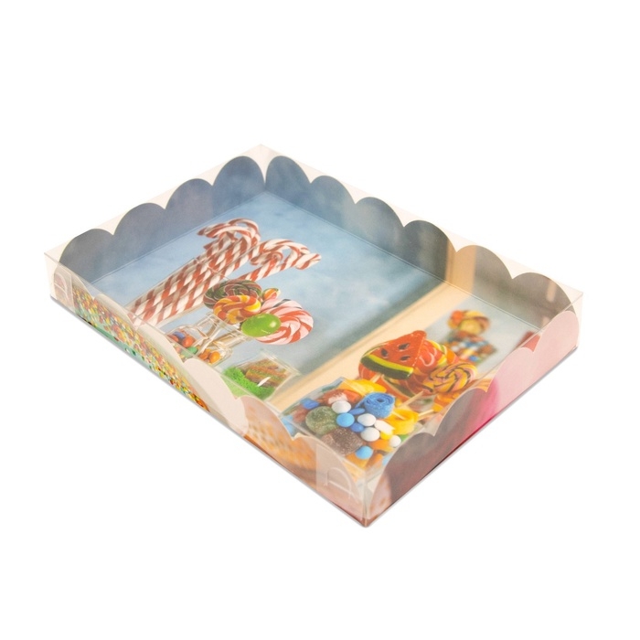 Коробочка для печенья, "Сладости на праздник", 22 х 15 х 3 см 5шт