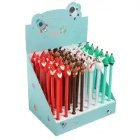 Ручка - прикол гелевая Calligrata &laquo;Новый год&raquo;, неавтоматическая, чёрные чернила, 0.38 мм, штрихкод на штуке, подарочная, МИКС