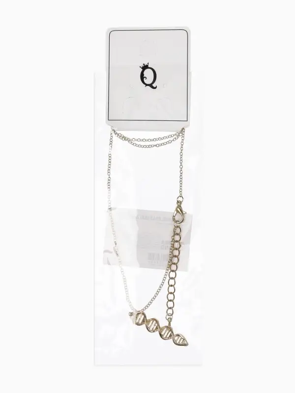 Кулон на цепочке "ДНК", цвет золото