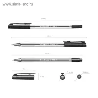 Ручка шариковая Erich Krause ULTRA-10, узел-игла 0.7 мм, толщина линии 0,26 мм, чернила чёрные, длина линии письма 2000 метров