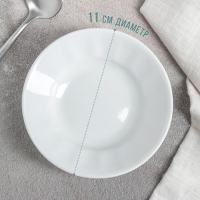 Блюдце фарфоровое &laquo;Бельё&raquo;, 100 мл, d=11 см