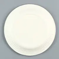 Тарелка одноразовая бумажная &laquo;С днём рождения&raquo;, гирлянда с шарами