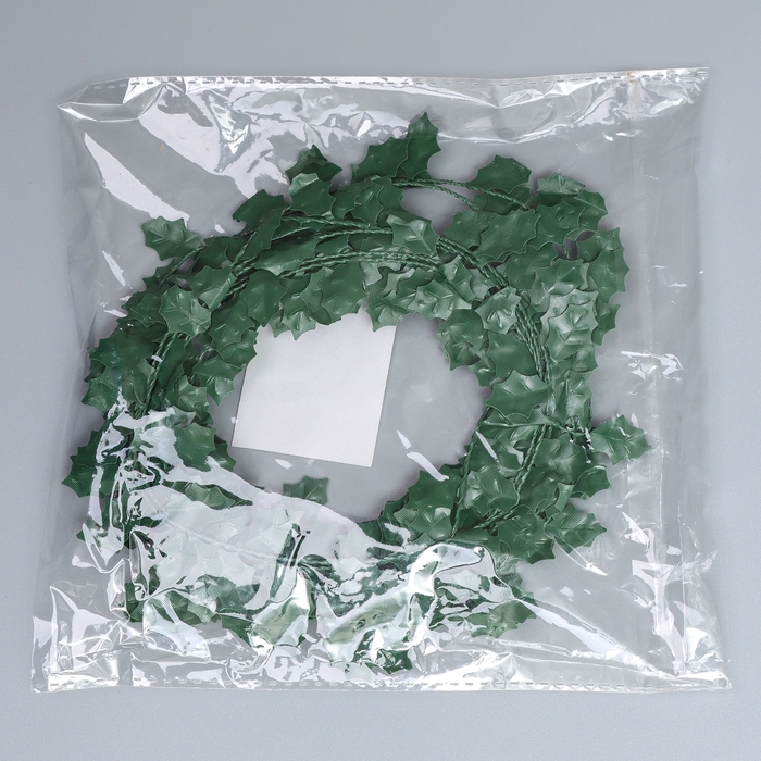 Лиана искусственная для декора &laquo;Листики&raquo;, 3 метра, 13 &times; 13 &times; 2 см