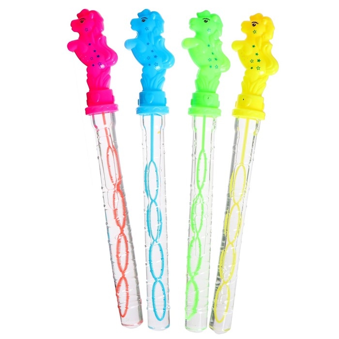 Мыльные пузыри &laquo;Лошадки&raquo; длина колбы &mdash; 38 см, 120 мл, МИКС