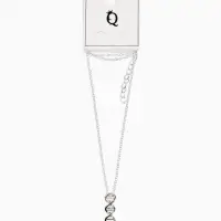 Кулон на цепочке "ДНК", цвет серебро