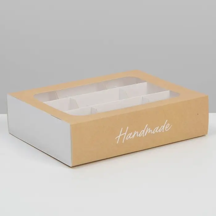 Коробка под 9 конфет, кондитерская упаковка &laquo;Happiness&raquo;, 15.2 х 20 х 5 см