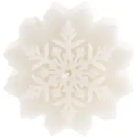 Свеча Snowflame 2, белая, 8 см