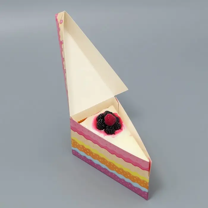 Коробка для торта, кондитерская упаковка &laquo;Корги&raquo;, 15.5 х 8.5 х 8.5 см