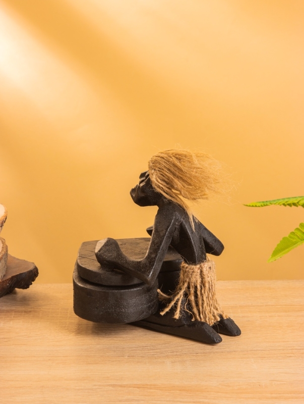 Шкатулка &laquo;Абориген хранитель&raquo;, 14&times;15&times;16 см, дерево