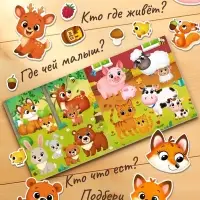 Развивающий магнитный набор "Зверята"