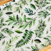 Блюдо прямоугольное "Оливковая ветвь" дерево манго 41х15 см