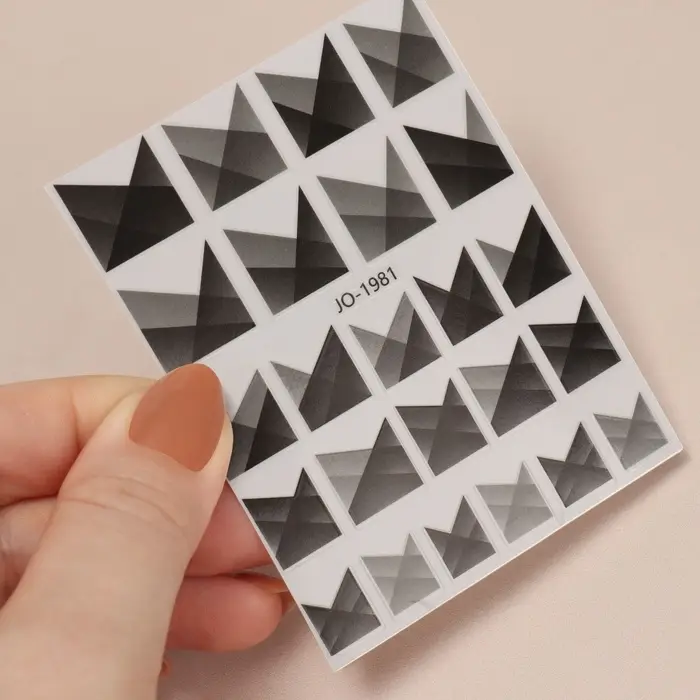 Наклейки для ногтей &laquo;Френч&raquo;, чёрные