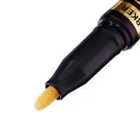 Маркер-краска (хром) наконечник пулевидный 4 мм, золото