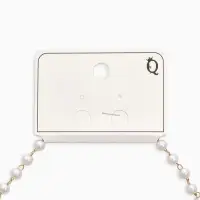 Колье на жемчужной дорожке "Вишенка", цветная в золоте 40+удл, d6