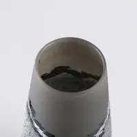 Ваза &laquo;Омега&raquo;, h=26 см, стекло, светло-серая