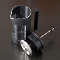 Чайник заварочный френч - пресс &laquo;Футуризм&raquo;, 350 мл, стекло, цвет чёрный