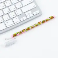 Ручка шариковая синяя паста 0.5 мм с колпачком &laquo;Авокадо&raquo; пластик