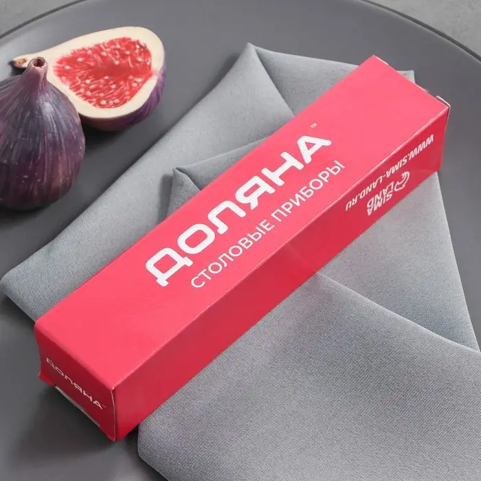 Вилка столовая Доляна &laquo;Нордик&raquo;, длина 17.4 см, толщина 1.2 мм, нержавеющая сталь, серебристая