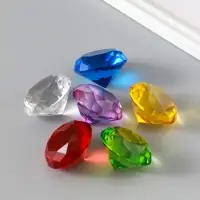 Сувенир стекло "Бриллианты" набор 6 шт d=4 см в коробке 11х8х4 см