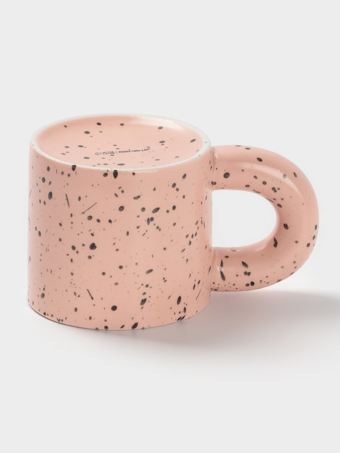 Кружка Доляна "Сплэш" 14х8,7х8 см, цвет персиковый