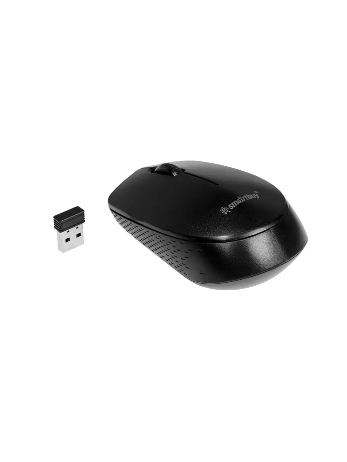 Мышь Smartbuy ONE 202AG-K, беспроводная, 3 кнопки, 1200 dpi, USB, 1хАА, черная