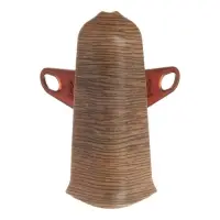 Угол наружный (внешний) с крепежом для плинтуса &laquo;Деконика&raquo;, 70 мм, 211 дуб рустик