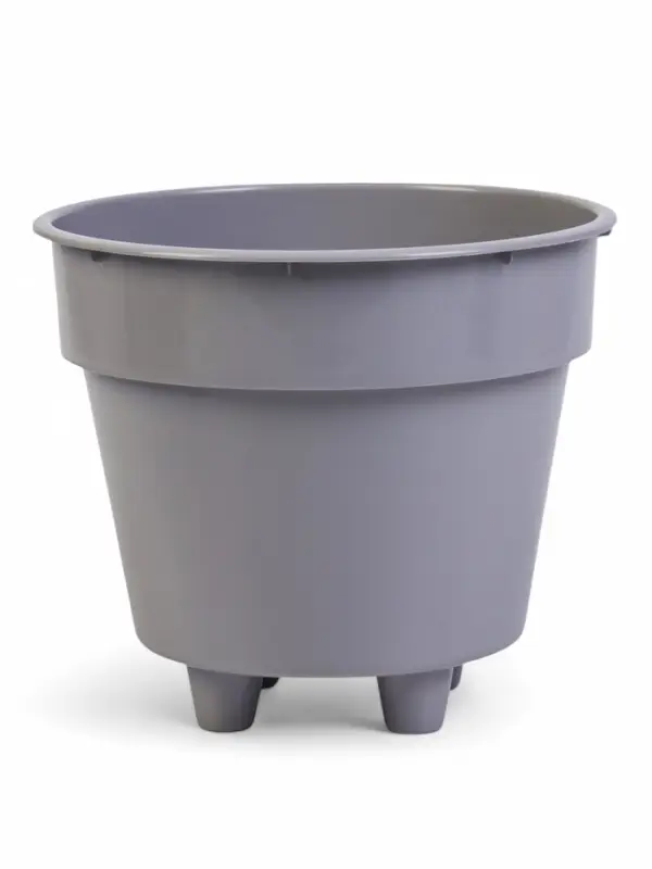 Горшок "Клевер" 4,5 л, D-20 см, h-18 см, цвет серый шёлк