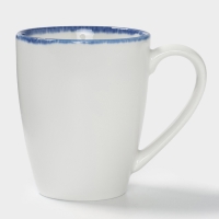 Кружка "Blue Lagoon" Magistro 350мл, 12,8х9х10,8, цвет белый, синий