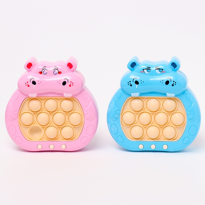 Развивающая игрушка &laquo;Бегемотик&raquo; с подвесом, свет, звук, виды МИКС