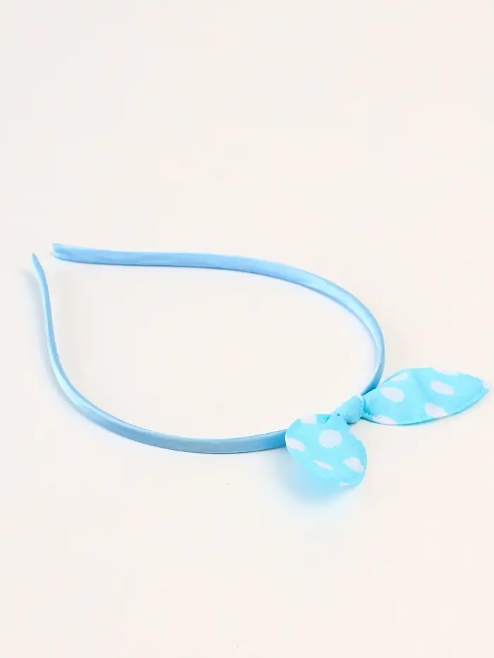 Ободок для волос &laquo;Бантик&raquo; голубой, Холодное сердце