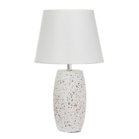 Лампа настольная "Дандан" 1х40Вт Е14 белый 20х20х34см